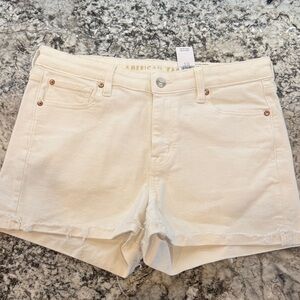 American Eagle Outfitters Women's White Jean Shorts
